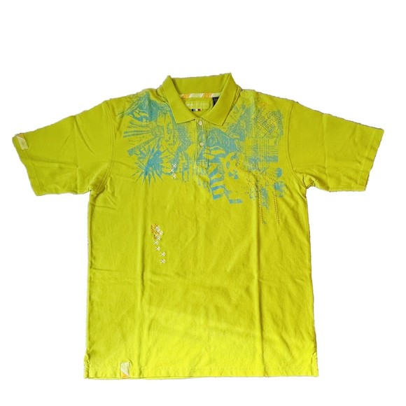 Enyce Clothing Co.-Green/Blue-Pullover Polo Shirt-Men’s 3XL-Embroidered-Used - Picture 1 of 12